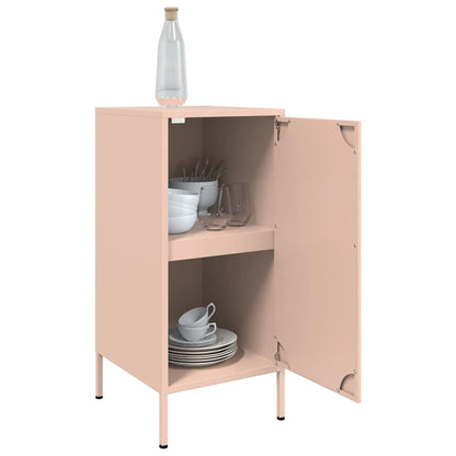 Credenze 2 pz Rosa 36x39x79 cm in Acciaio
