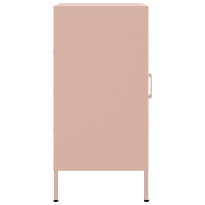 Credenze 2 pz Rosa 36x39x79 cm in Acciaio