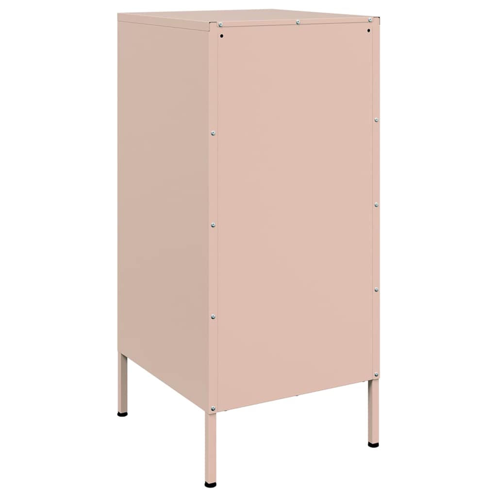 Credenze 2 pz Rosa 36x39x79 cm in Acciaio