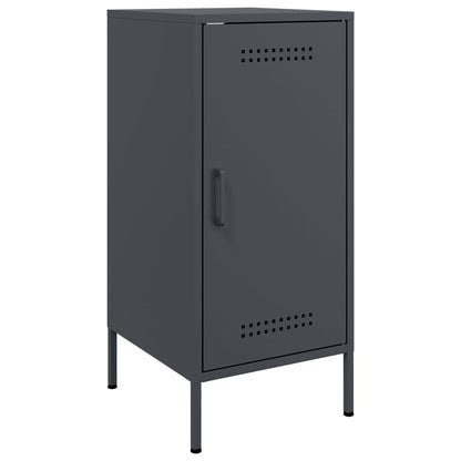 Credenza Antracite 36x39x79 cm in Acciaio