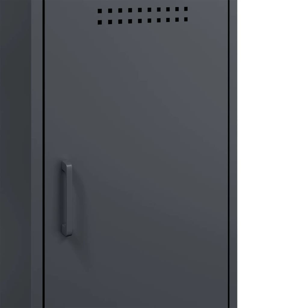 Credenza Antracite 36x39x79 cm in Acciaio