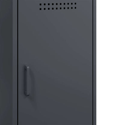 Credenza Antracite 36x39x79 cm in Acciaio