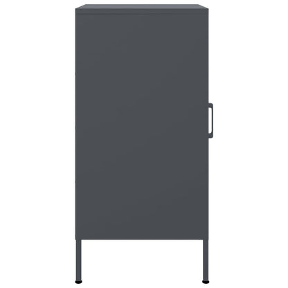 Credenza Antracite 36x39x79 cm in Acciaio
