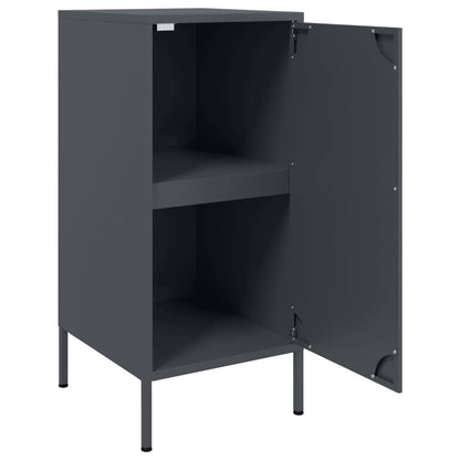 Credenza Antracite 36x39x79 cm in Acciaio