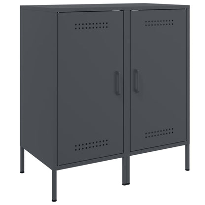 Credenze 2 pz Antracite 36x39x79 cm in Acciaio