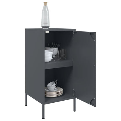 Credenze 2 pz Antracite 36x39x79 cm in Acciaio