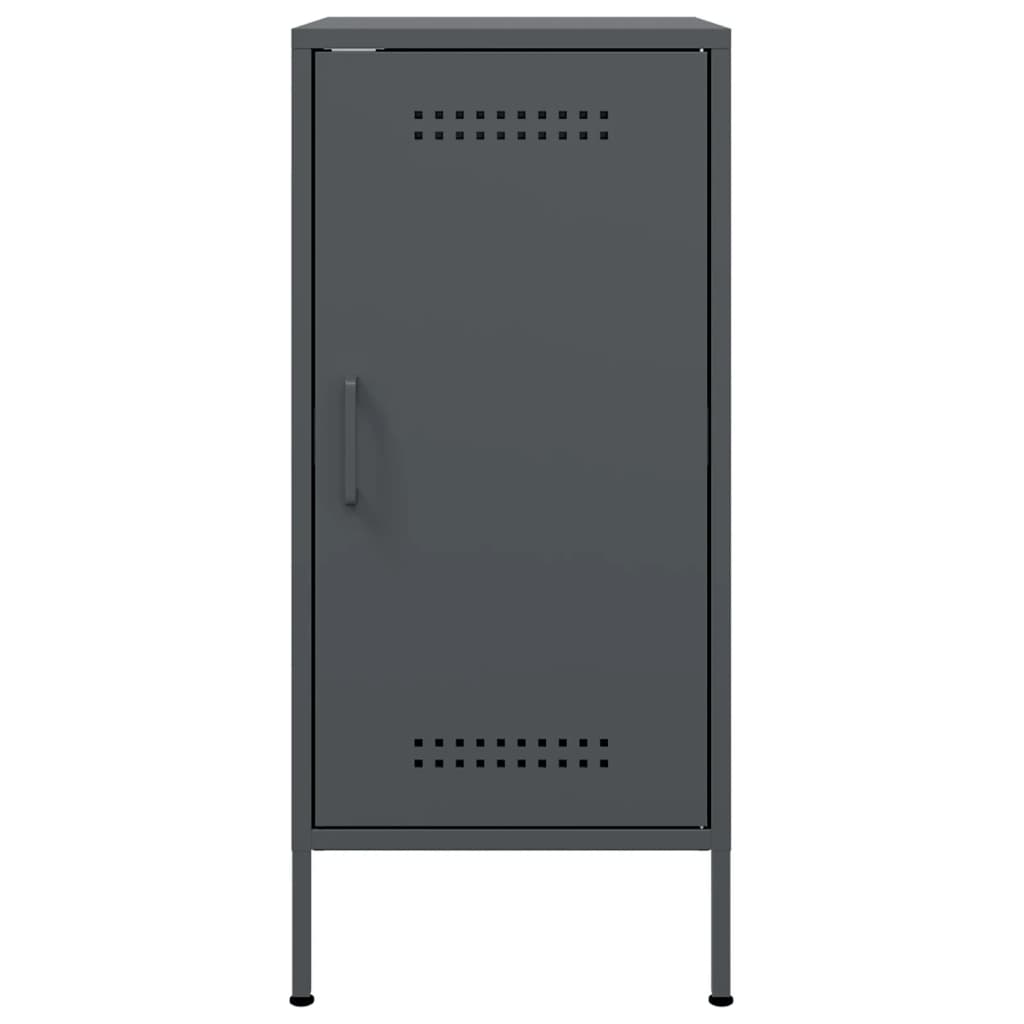 Credenze 2 pz Antracite 36x39x79 cm in Acciaio