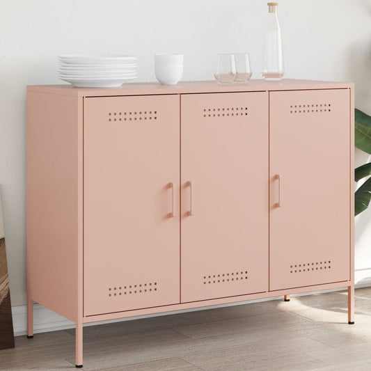 Credenza Rosa 100,5x39x79 cm in Acciaio