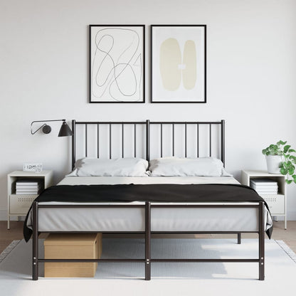 Comodini 2 pz Bianchi 36x39x50,5 cm in Acciaio - homemem39