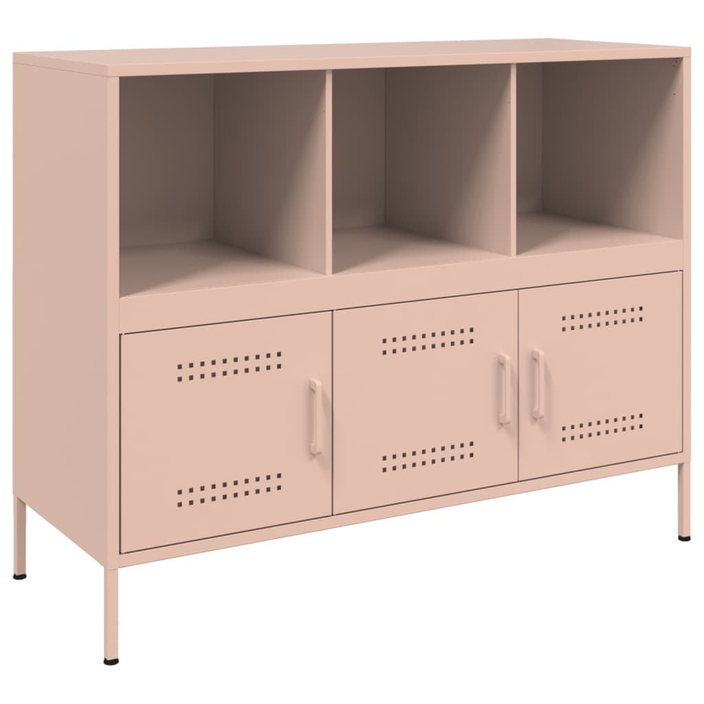 Credenza Rosa 100,5x39x79 cm in Acciaio - homemem39