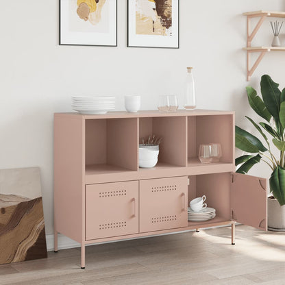 Credenza Rosa 100,5x39x79 cm in Acciaio