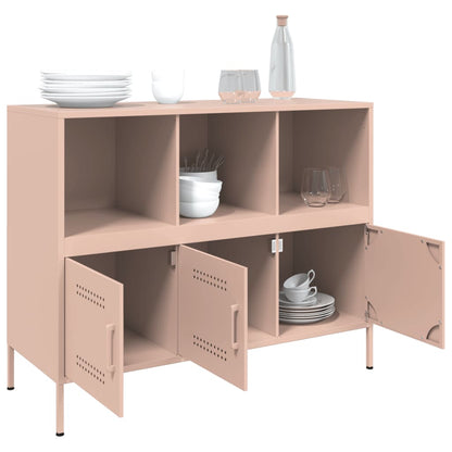 Credenza Rosa 100,5x39x79 cm in Acciaio - homemem39