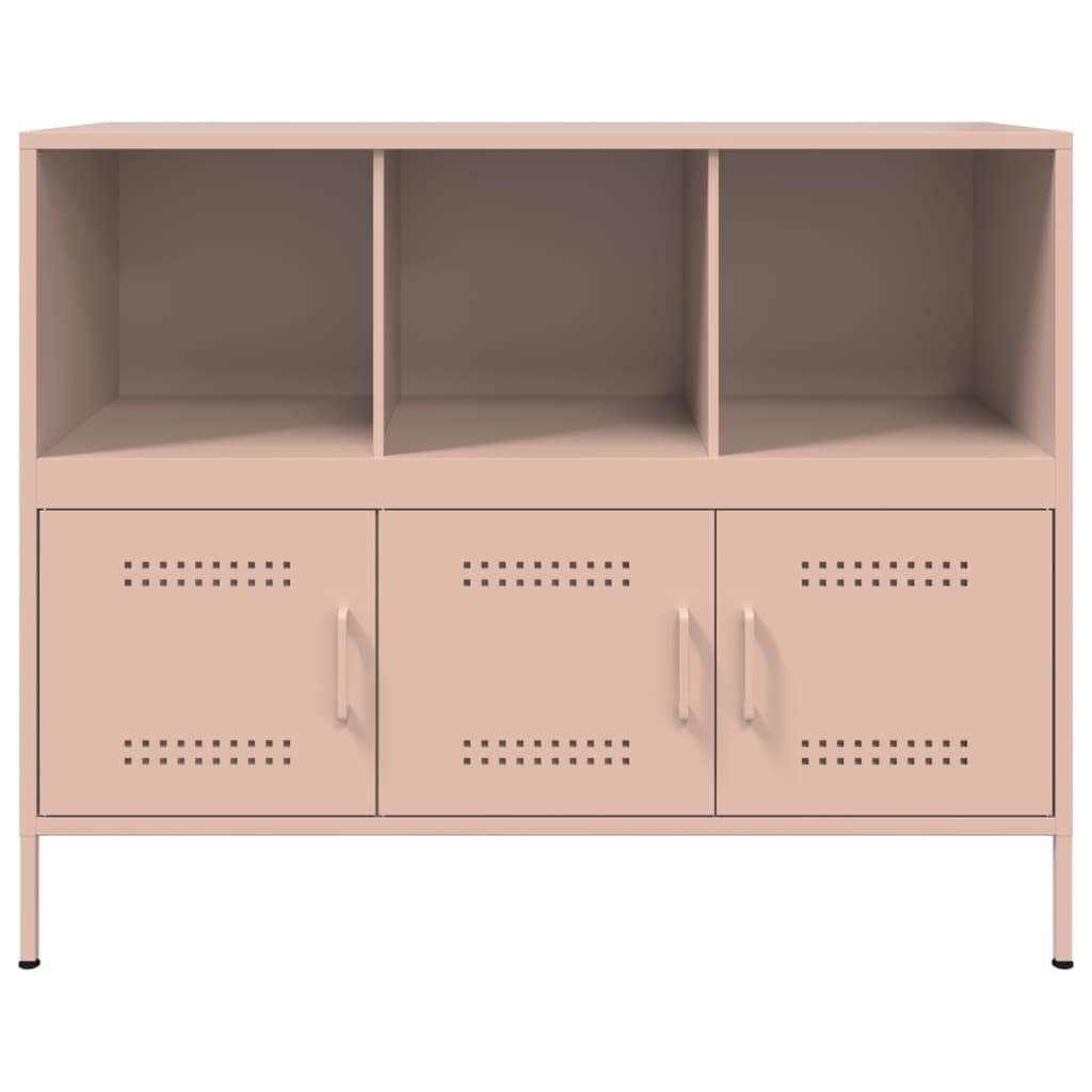 Credenza Rosa 100,5x39x79 cm in Acciaio - homemem39