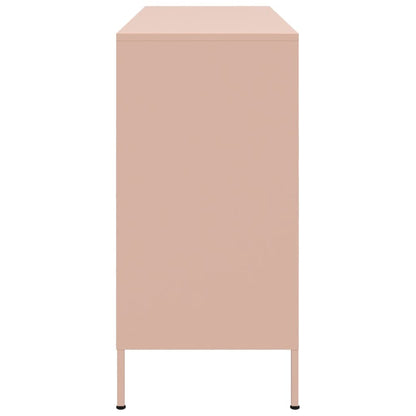 Credenza Rosa 100,5x39x79 cm in Acciaio