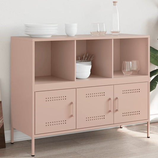 Credenza Rosa 100,5x39x79 cm in Acciaio