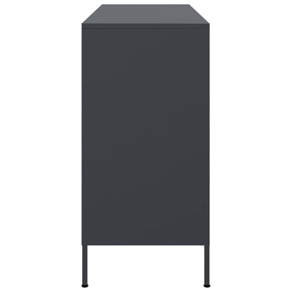 Credenza Antracite 100,5x39x79 cm in Acciaio