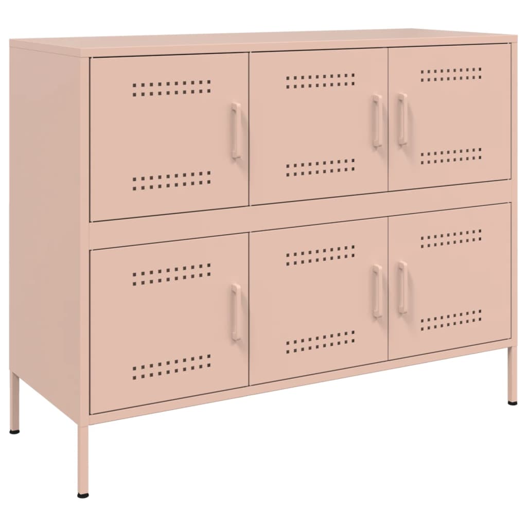 Credenza Rosa 100,5x39x79 cm in Acciaio