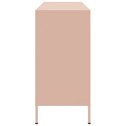 Credenza Rosa 100,5x39x79 cm in Acciaio