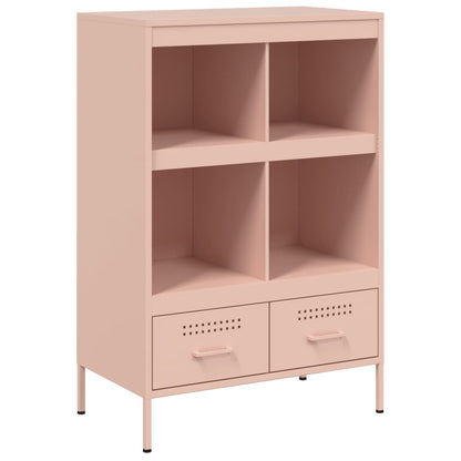 Credenza Rosa 68x39x101,5 cm in Acciaio - homemem39