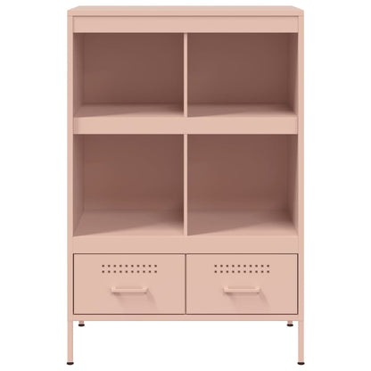 Credenza Rosa 68x39x101,5 cm in Acciaio