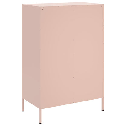 Credenza Rosa 68x39x101,5 cm in Acciaio