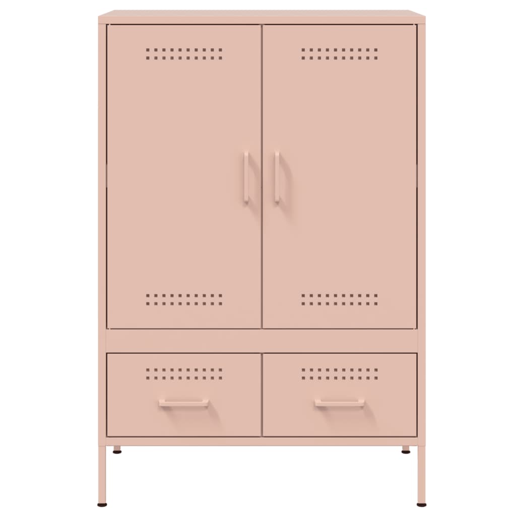 Credenza Rosa 68x39x101,5 cm in Acciaio