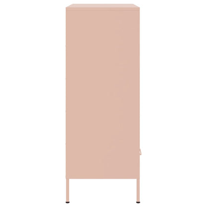 Credenza Rosa 68x39x101,5 cm in Acciaio