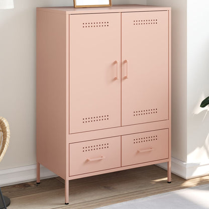 Credenza Rosa 68x39x101,5 cm in Acciaio