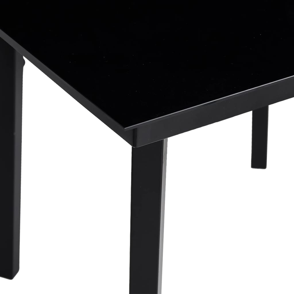 Set da Pranzo da Giardino 9 pz con Cuscini in Polyrattan Grigio | homemem39
