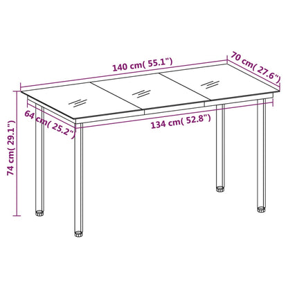 Set Pranzo da Giardino 5pz con Cuscini Grigio Chiaro Polyrattan | homemem39
