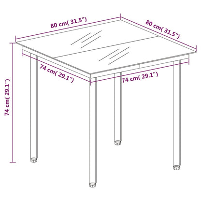 Set Pranzo da Giardino 3pz con Cuscini Grigio Chiaro Polyrattan