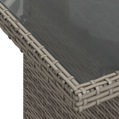Set Divano da Giardino 6 pz con Cuscini Grigio in Polyrattan | homemem39