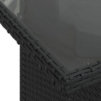 Set Divani da Giardino con Cuscini 8 pz Nero in Polyrattan | homemem39