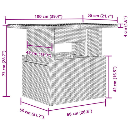 Set Divani da Giardino 5 pz con Cuscini in Polyrattan Nero | homemem39