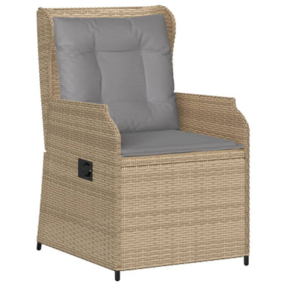 Set Divani da Giardino 6 pz con Cuscini in Polyrattan Beige | homemem39