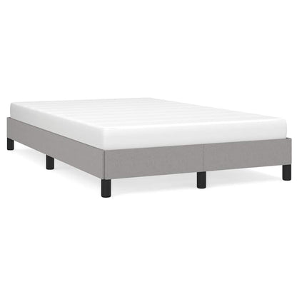 Giroletto senza Materasso Grigio Chiaro 120x190 cm in Tessuto