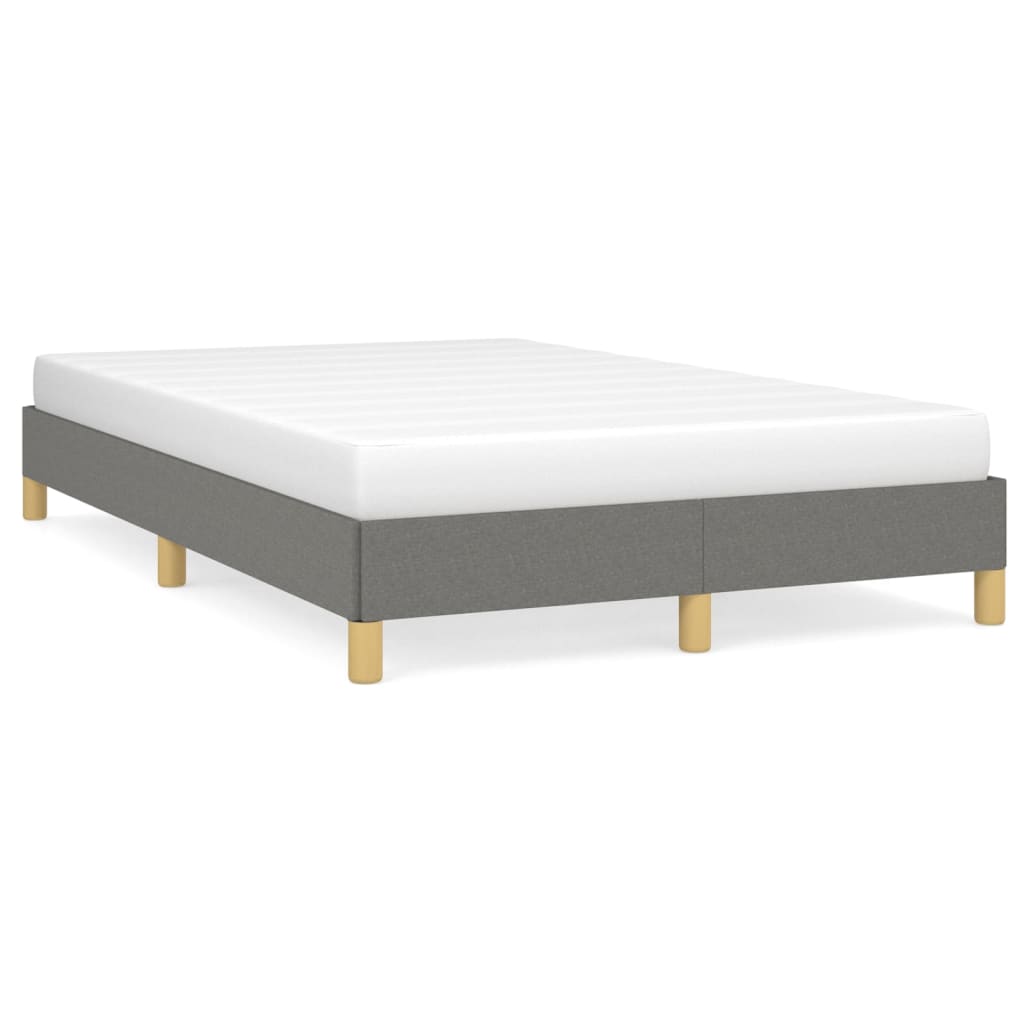 Giroletto senza Materasso Grigio Scuro 120x190 cm in Tessuto