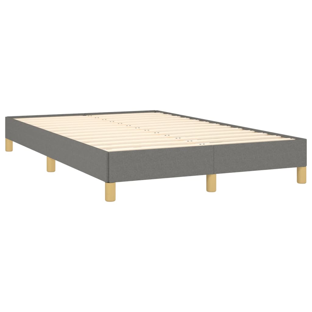 Giroletto senza Materasso Grigio Scuro 120x190 cm in Tessuto