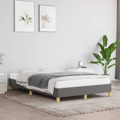 Giroletto senza Materasso Grigio Scuro 120x190 cm in Tessuto