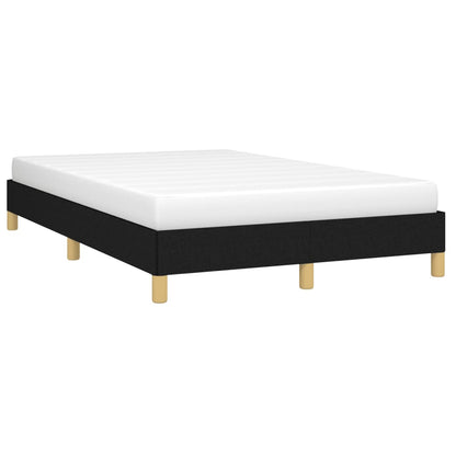 Black bed frame 120x190 cm in fabric