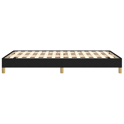 Black bed frame 120x190 cm in fabric