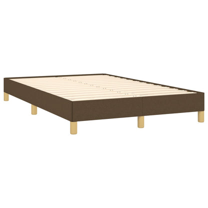 Giroletto senza Materasso Marrone Scuro 80x200 cm in Tessuto