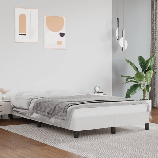 Giroletto senza Materasso Bianco 120x190 cm Similpelle