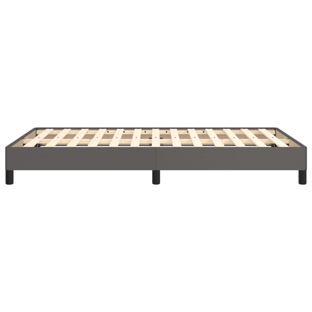 Giroletto senza Materasso Grigio 120x190 cm Similpelle