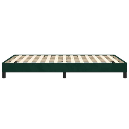 Giroletto senza Materasso Verde Scuro 120x190 cm Velluto