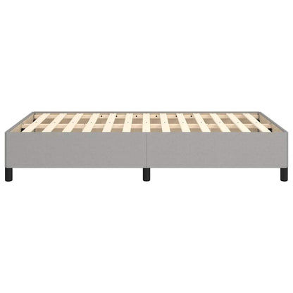 Giroletto senza Materasso Grigio Chiaro 120x190 cm in Tessuto