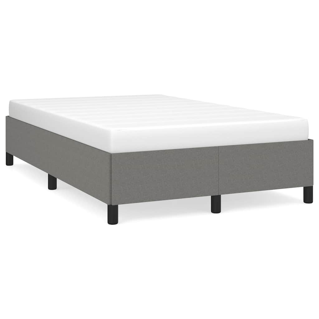 Giroletto senza Materasso Grigio Scuro 120x190 cm in Tessuto