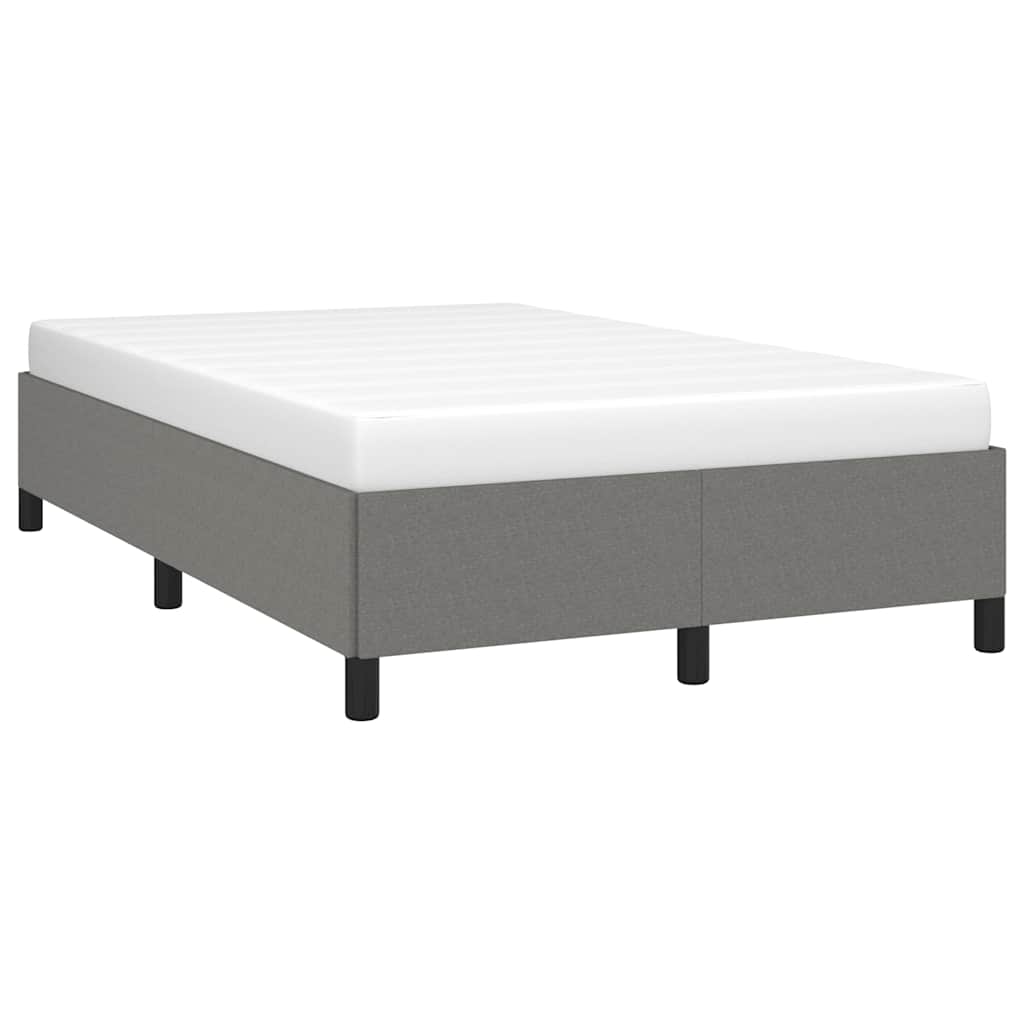 Giroletto senza Materasso Grigio Scuro 120x190 cm in Tessuto
