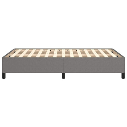 Giroletto senza Materasso Grigio Scuro 120x190 cm in Tessuto