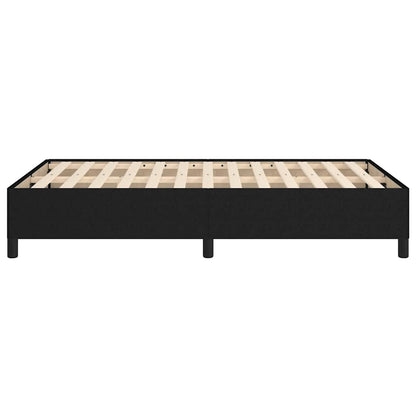 Giroletto senza Materasso Nero 120x190 cm in Tessuto